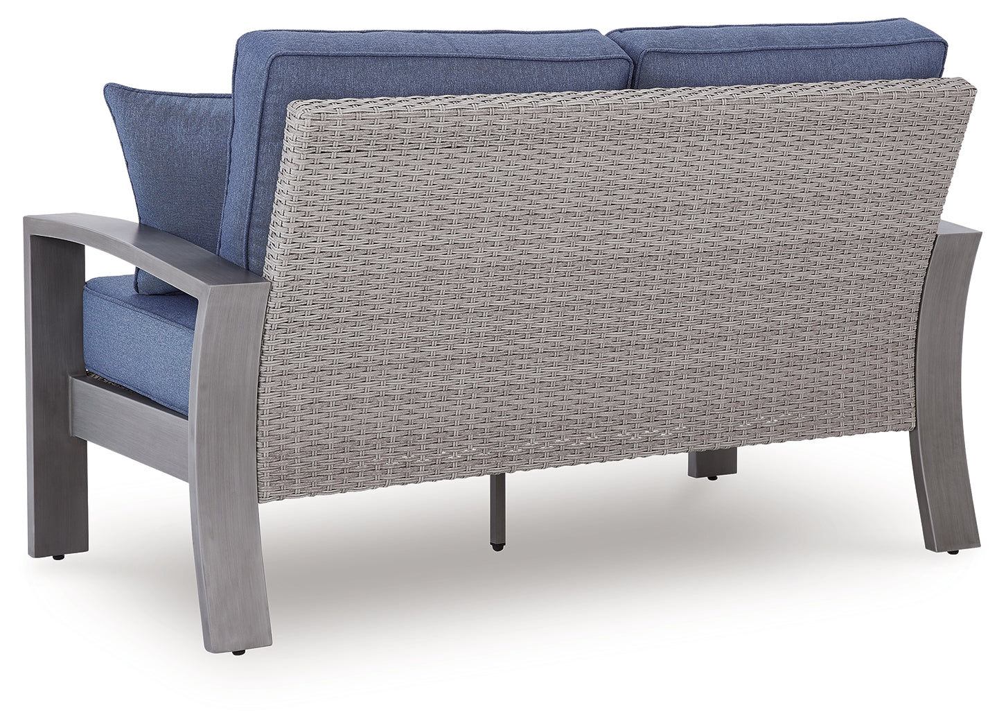 Back view of Half Moon Beach outdoor loveseat