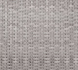 Close-up of resin wicker texture on Half Moon Beach loveseat