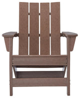 Brown Emmeline Adirondack Chair side profile