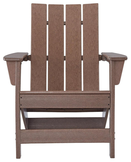 Brown Emmeline Adirondack Chair side profile