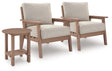 Grover Driftwood Beach outdoor lounge chair side angle