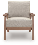 Grover Driftwood Beach outdoor lounge chair back view