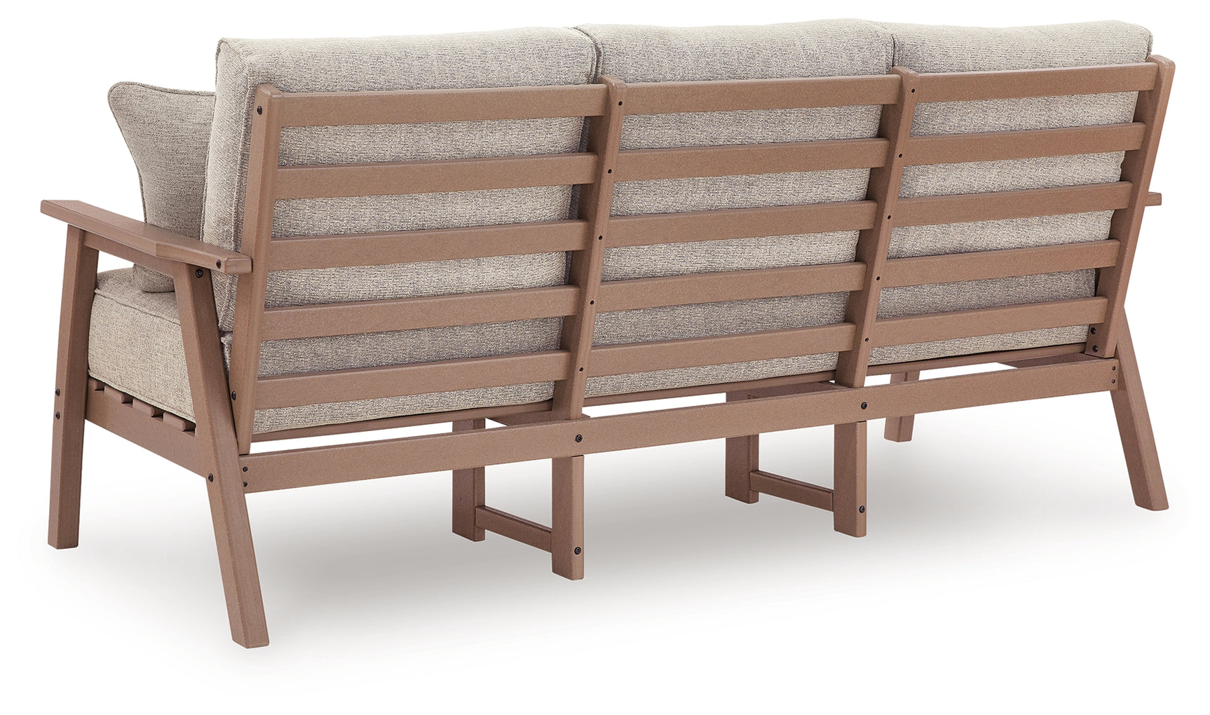 Grover Driftwood Beach Outdoor Loveseat back view