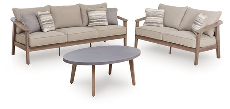 Harmony Headlands outdoor sofa - angled side view