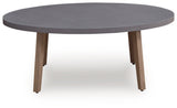 Harmony Headlands Outdoor Coffee Table head-on view