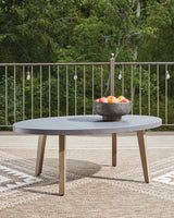 Harmony Headlands outdoor sofa, loveseat, and coffee table set in natural gray