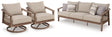 Lounge chair from Harmony outdoor set - angled view