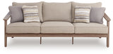 Close-up of Harmony sofa cushion fabric texture