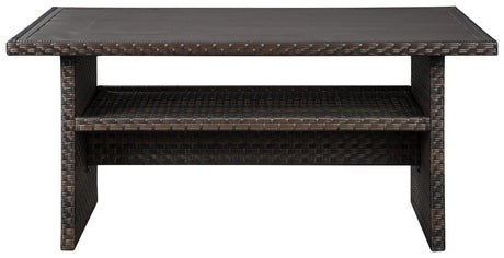 Easy Isle outdoor multi-use table side view