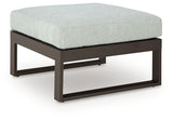 Beachloft Outdoor Ottoman angled side view