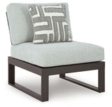 Sectional corner seat detail