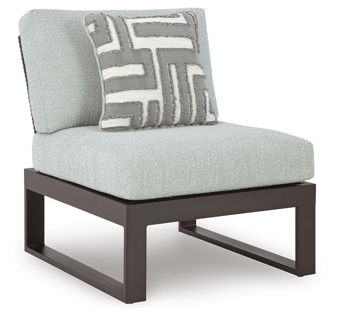 Beachloft Black/Gray 8-Piece Sectional with Ottoman and Coffee Table - image 10