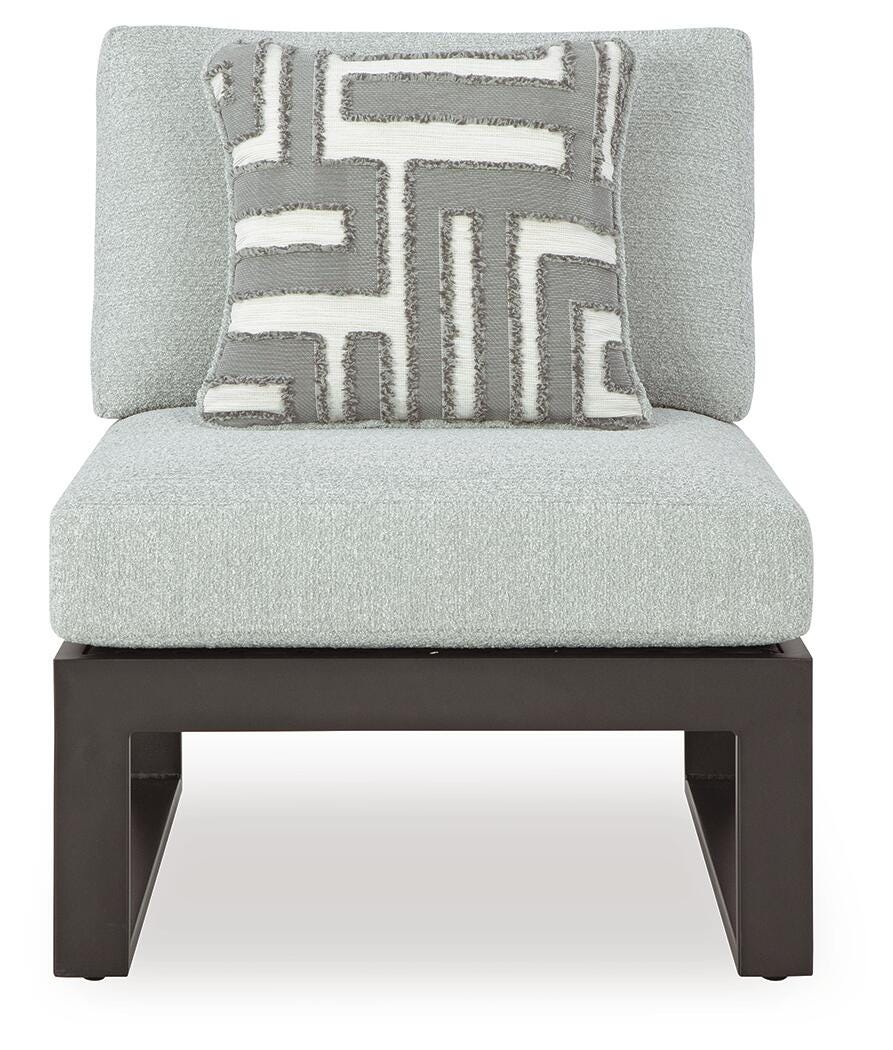 Beachloft Black/Gray 8-Piece Sectional with Ottoman and Coffee Table - image 9
