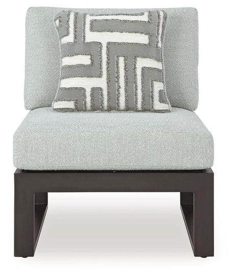 Beachloft Black/Gray 5-Piece Outdoor Sectional with Ottoman - image 6
