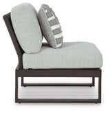 Beachloft Black/Gray 5-Piece Outdoor Sectional with Ottoman - image 8