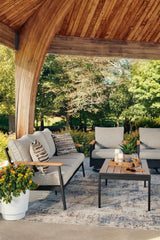 Patio scene featuring Carmel Highlands outdoor set