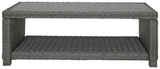 Elite Park Gray Outdoor Coffee Table head-on view