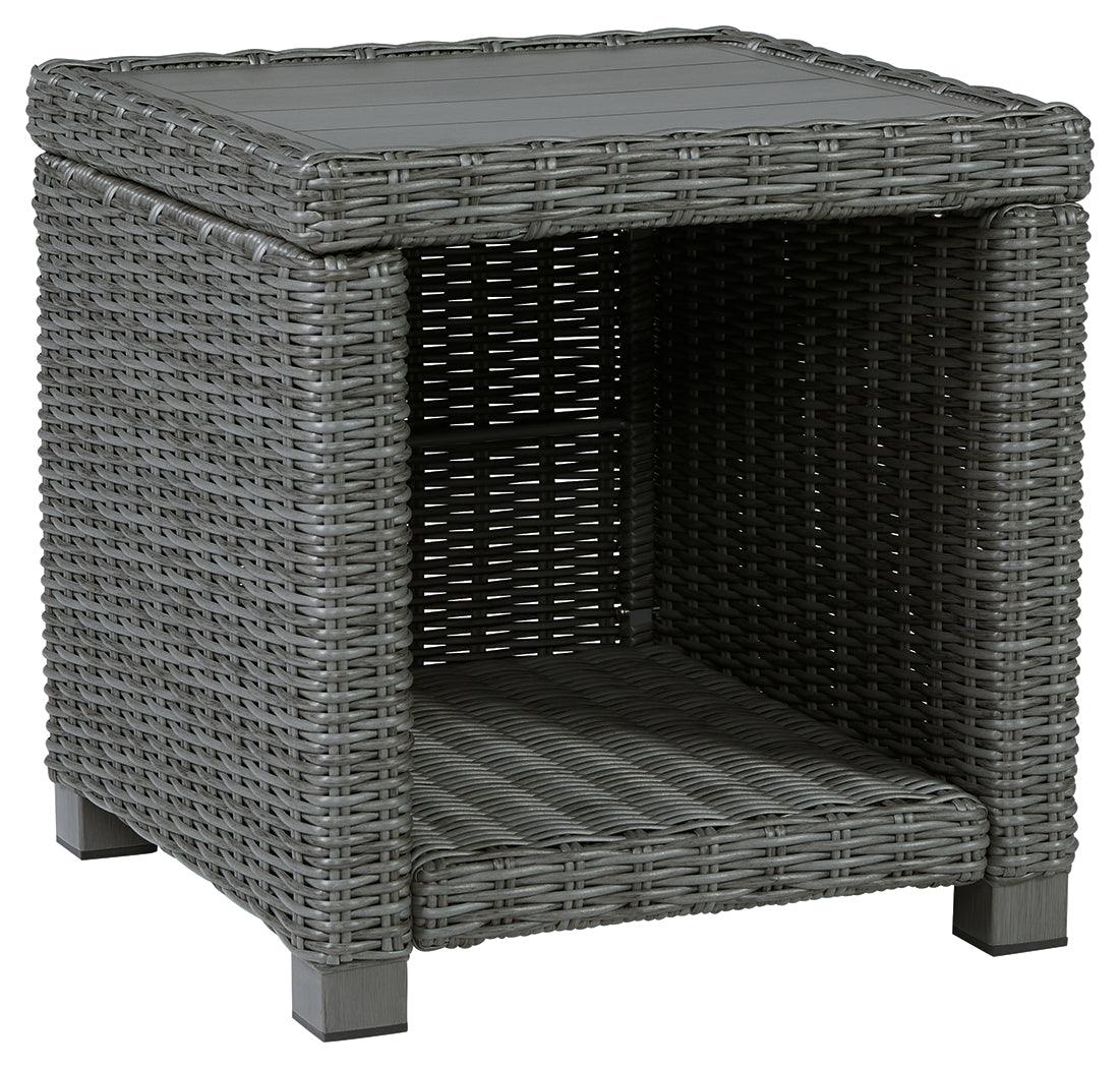 Elite Park Outdoor End Table head-on view