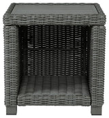 Elite Park Outdoor End Table side profile