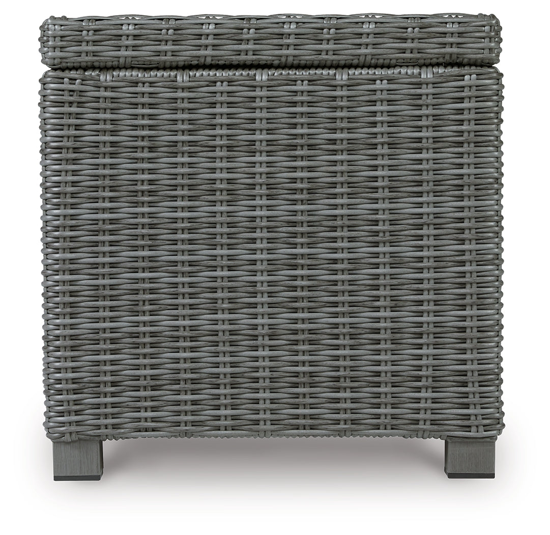 Set displayed on patio with outdoor furniture