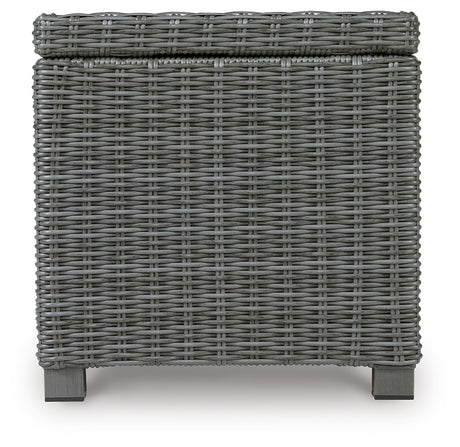 Set displayed on patio with outdoor furniture
