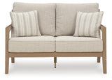 Side view of Hallow Creek Outdoor Loveseat