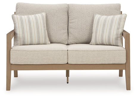 Side view of Hallow Creek Outdoor Loveseat