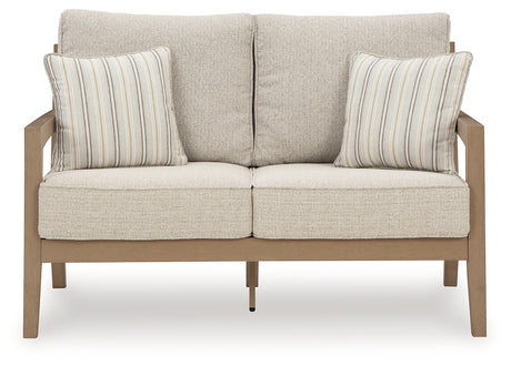 Side view of Hallow Driftwood Creek Outdoor Sofa