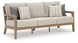 Hallow Driftwood Creek Outdoor Sofa and Loveseat set front view