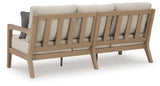 Hallow Driftwood Creek Outdoor Sofa and Loveseat set front view