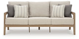 Hallow Creek Driftwood Outdoor Sofa side view