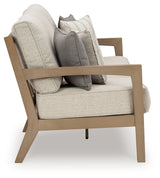 Hallow Creek Driftwood Outdoor Sofa back view