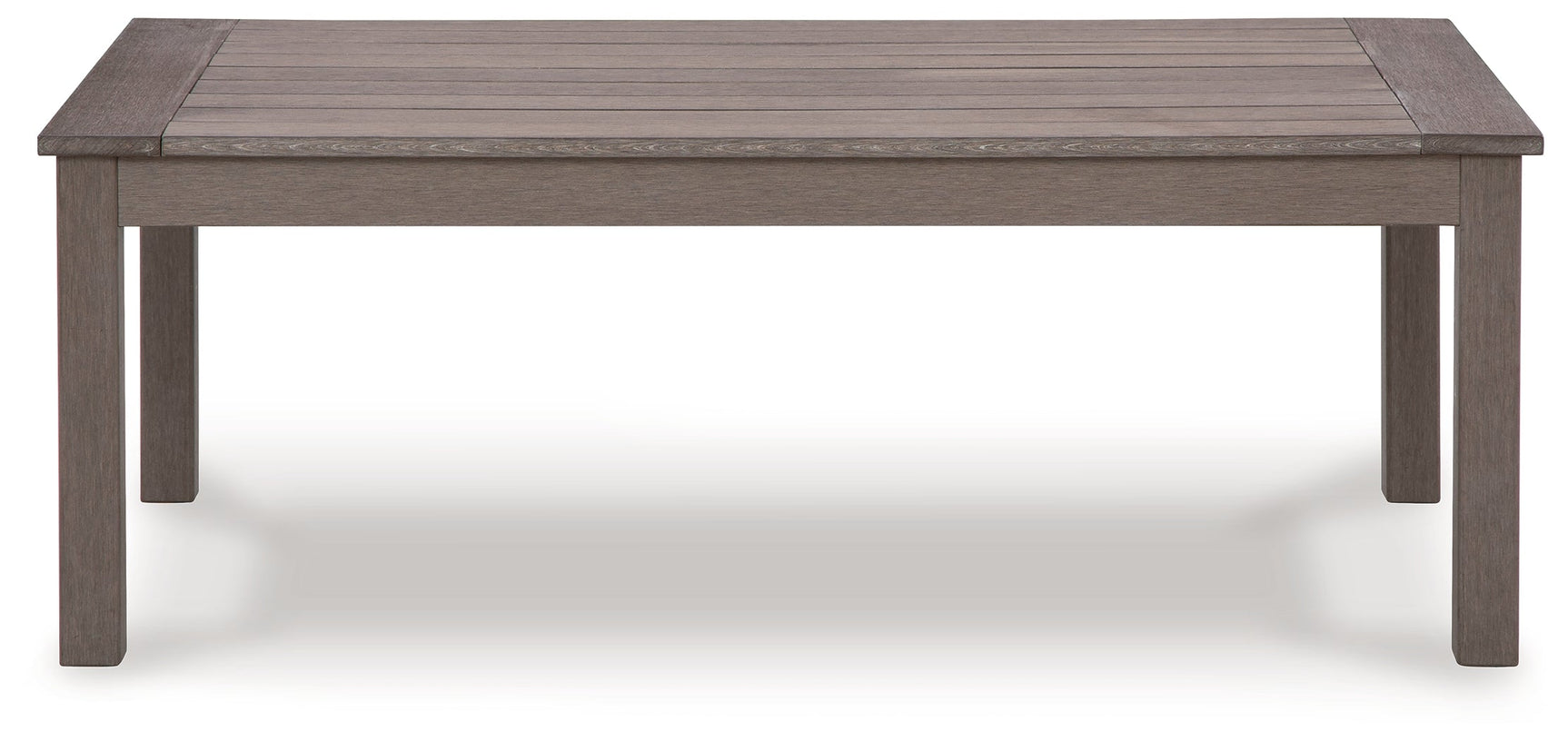 Side view of Hillside Barn Brown Outdoor Coffee Table