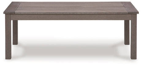 Closeup detail of Weatherwood material on sofa arm