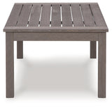 Top view of Hillside Barn Brown Outdoor Coffee Table