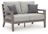 Hillside Barn Outdoor Loveseat head on view