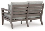 Hillside Gray/Brown Barn Outdoor Sofa and Loveseat