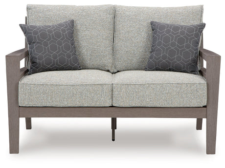 Side view of Hillside Barn Outdoor Loveseat