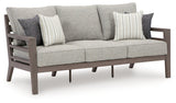 Hillside Barn outdoor sofa angled side view