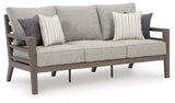 Hillside Gray/Brown Barn Outdoor Sofa and Loveseat