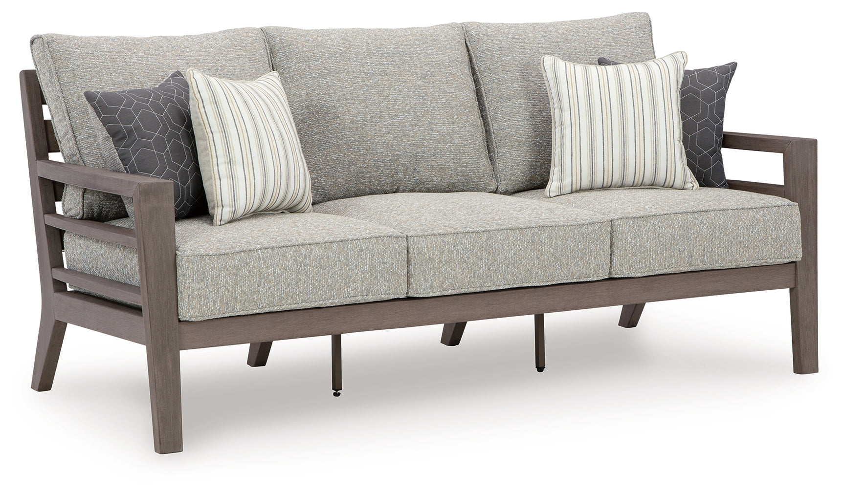 Hillside Gray/Brown Barn Outdoor Sofa and Loveseat
