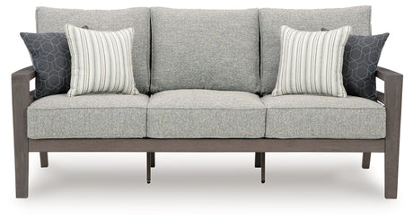 Hillside Barn outdoor sofa head-on view