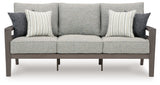 Hillside Gray/Brown Barn Outdoor Sofa and Loveseat