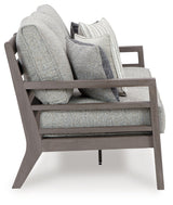 Hillside Gray/Brown Barn Outdoor Sofa and Loveseat