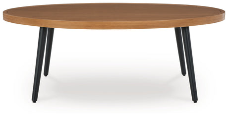 Horizon Hall Outdoor Coffee Table head-on front view