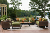 Outdoor setting with lounge set