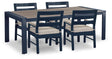 Outdoor dining chair side view