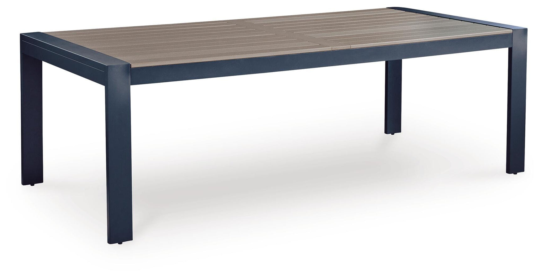 Set arranged on patio with table and chairs
