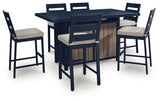 Barstools around Fire Pit Table