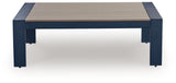 East Beach Outdoor Coffee Table front view showing table surface